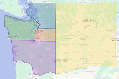 PSSRA Region Map